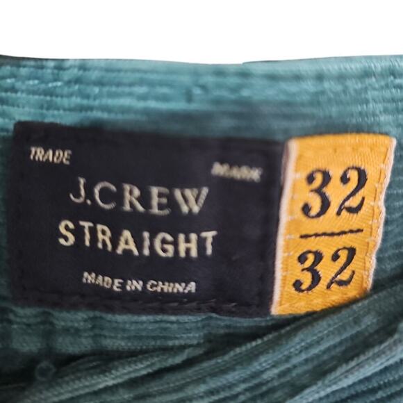 J.Crew Straight Corduroy Pants Green Size 32 - Picture 4 of 6